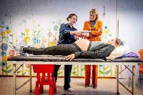 Queen Maxima Visits Promising Start Zeist - Netherlands