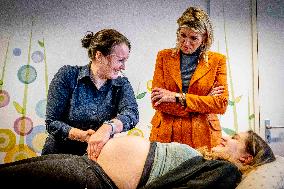 Queen Maxima Visits Promising Start Zeist - Netherlands