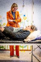 Queen Maxima Visits Promising Start Zeist - Netherlands