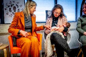 Queen Maxima Visits Promising Start Zeist - Netherlands