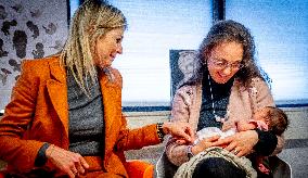 Queen Maxima Visits Promising Start Zeist - Netherlands