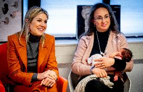Queen Maxima Visits Promising Start Zeist - Netherlands
