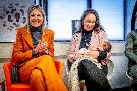 Queen Maxima Visits Promising Start Zeist - Netherlands