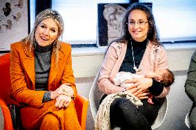 Queen Maxima Visits Promising Start Zeist - Netherlands