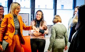 Queen Maxima Visits Promising Start Zeist - Netherlands