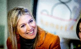 Queen Maxima Visits Promising Start Zeist - Netherlands