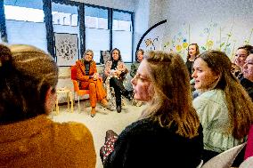 Queen Maxima Visits Promising Start Zeist - Netherlands