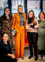 Queen Maxima Visits Promising Start Zeist - Netherlands