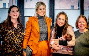 Queen Maxima Visits Promising Start Zeist - Netherlands