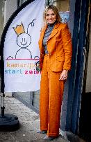 Queen Maxima Visits Promising Start Zeist - Netherlands