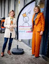Queen Maxima Visits Promising Start Zeist - Netherlands