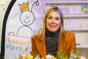 Queen Maxima Visits Promising Start Zeist - Netherlands