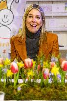 Queen Maxima Visits Promising Start Zeist - Netherlands