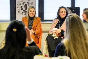 Queen Maxima Visits Promising Start Zeist - Netherlands