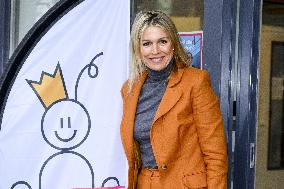 Queen Maxima Visits Promising Start Zeist - Netherlands