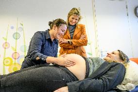 Queen Maxima Visits Promising Start Zeist - Netherlands