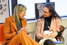 Queen Maxima Visits Promising Start Zeist - Netherlands