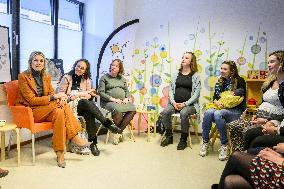 Queen Maxima Visits Promising Start Zeist - Netherlands