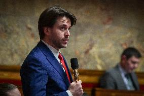 Questions to the government at the National Assembly in Paris FA