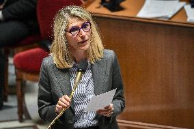 Questions to the government at the National Assembly in Paris FA
