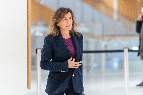 Nicolas Sarkozy trial during a break for illegal campaign financing from Lybia - Paris AJ