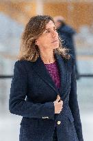 Nicolas Sarkozy trial during a break for illegal campaign financing from Lybia - Paris AJ