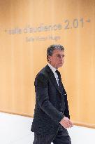 Nicolas Sarkozy trial during a break for illegal campaign financing from Lybia - Paris AJ