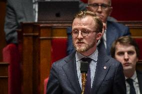 Questions to the government at the National Assembly in Paris FA