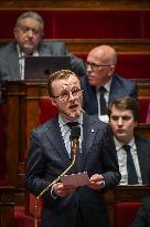 Questions to the government at the National Assembly in Paris FA