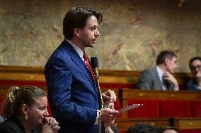 Questions to the government at the National Assembly in Paris FA