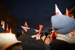 Anti-government Protest In Krakow