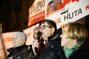 Anti-government Protest In Krakow