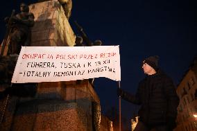 Anti-government Protest In Krakow