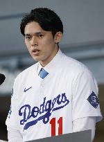 Baseball: New Los Angeles Dodger Roki Sasaki