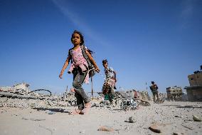 Third Day of A Ceasefire Between Israel and Hamas - Gaza