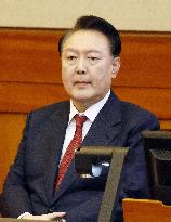 Court hearing for impeached S. Korean president