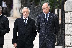 NO TABLOIDS - Didier Guillaume Funeral - Monaco