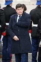 NO TABLOIDS - Didier Guillaume Funeral - Monaco