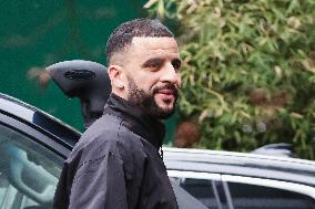 Kyle Walker Medical Check-up The Before Contract Signing For A.C. Milan