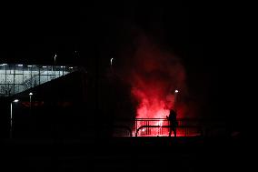 Sparklers On New Year's Eve In Krakow