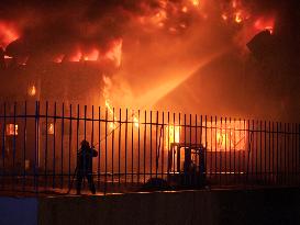 Greek Firefighters In Action