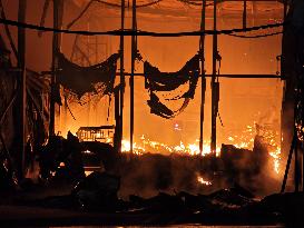 Greek Firefighters In Action