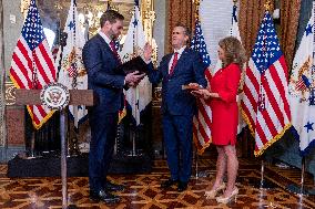 Vice President JD Vance swears in John Ratcliffe as Director of the Central Intelligence Agency