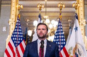 Vice President JD Vance swears in John Ratcliffe as Director of the Central Intelligence Agency
