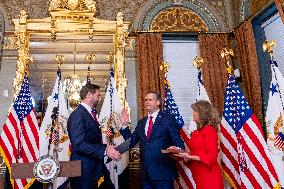 Vice President JD Vance swears in John Ratcliffe as Director of the Central Intelligence Agency