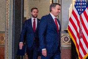 Vice President JD Vance swears in John Ratcliffe as Director of the Central Intelligence Agency