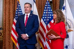 Vice President JD Vance swears in John Ratcliffe as Director of the Central Intelligence Agency