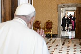 Pope Francis Private Audience - Vatican
