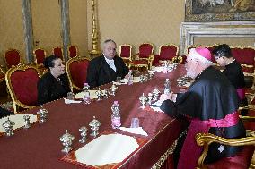 Pope Francis Private Audience - Vatican