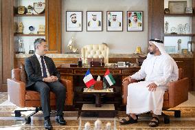 Gerald Darmanin Meeting UAE Justice Minister - Abu Dhab